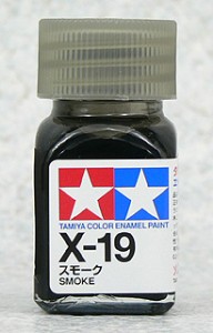 TAMIYA 琺瑯系油性漆 10ml 透明煙霧色 X-1
